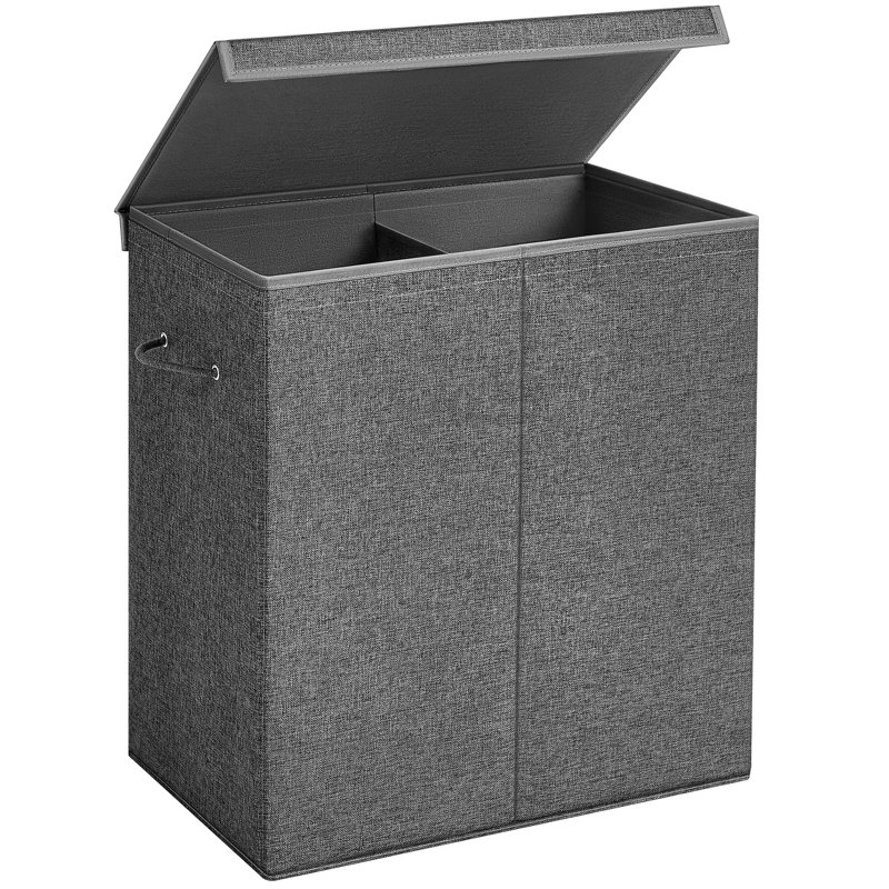 Wood Laundry Hamper with Handles