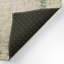 Tapis vert / beige tissé à la machine Ancika-507650595