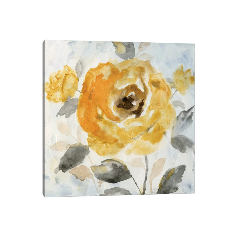 Honey Rose II by Nan - Wrapped Canvas Painting, 45.72 cm H x 45.72 cm W x 3.175 cm D