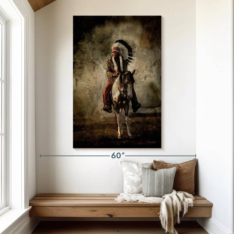 Lelar Warrior, 51" H x 34" W