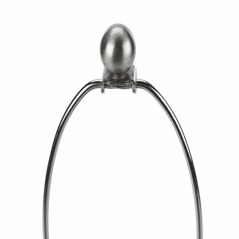 Lighting, lampe de table, H 24 po, céramique noire, abat-jour noir