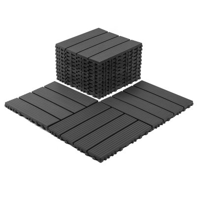 Carreaux de terrasse en plastique emboîtables