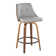 Archaimbaud Swivel Upholstered Counter Stool