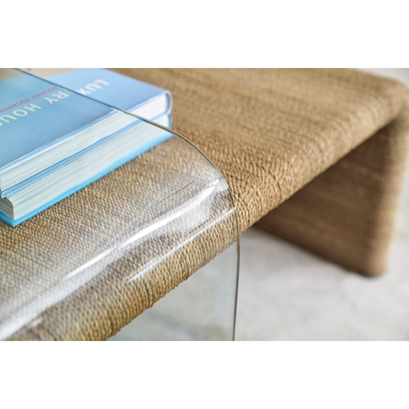 Amani Rope and Glass Cocktail Table