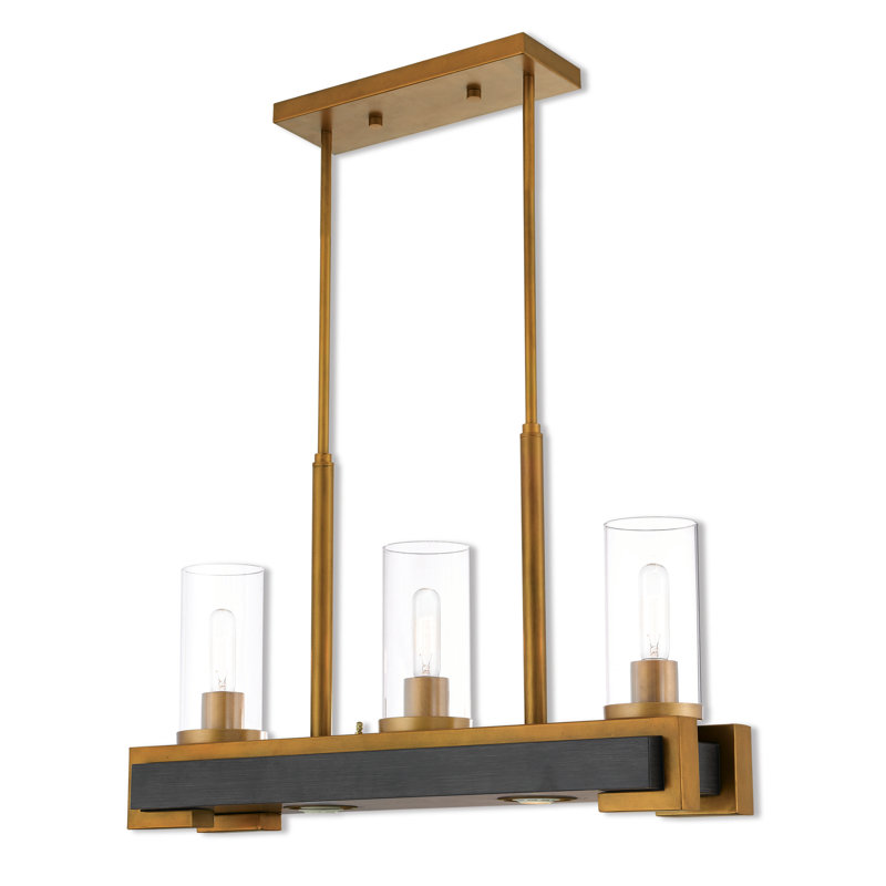 Dunigan 5 - Light Pendant, Aged Gold