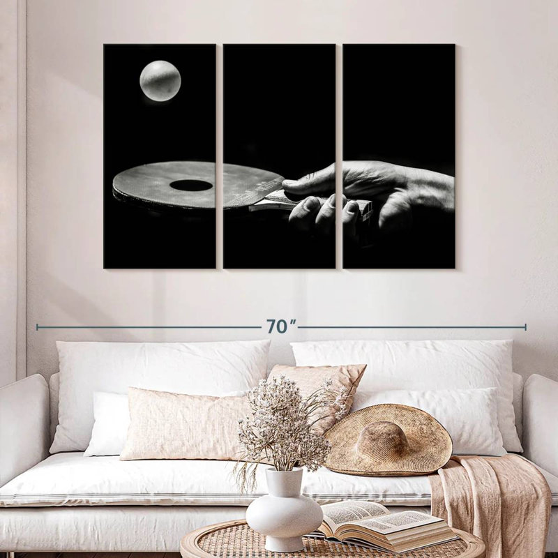 Sireci Ping Pong Practice, 32" H x 50" W