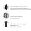 Porte de douche l 40 po x H 72 po noir mat avec verre, option élégante pour salle de bain pivotante