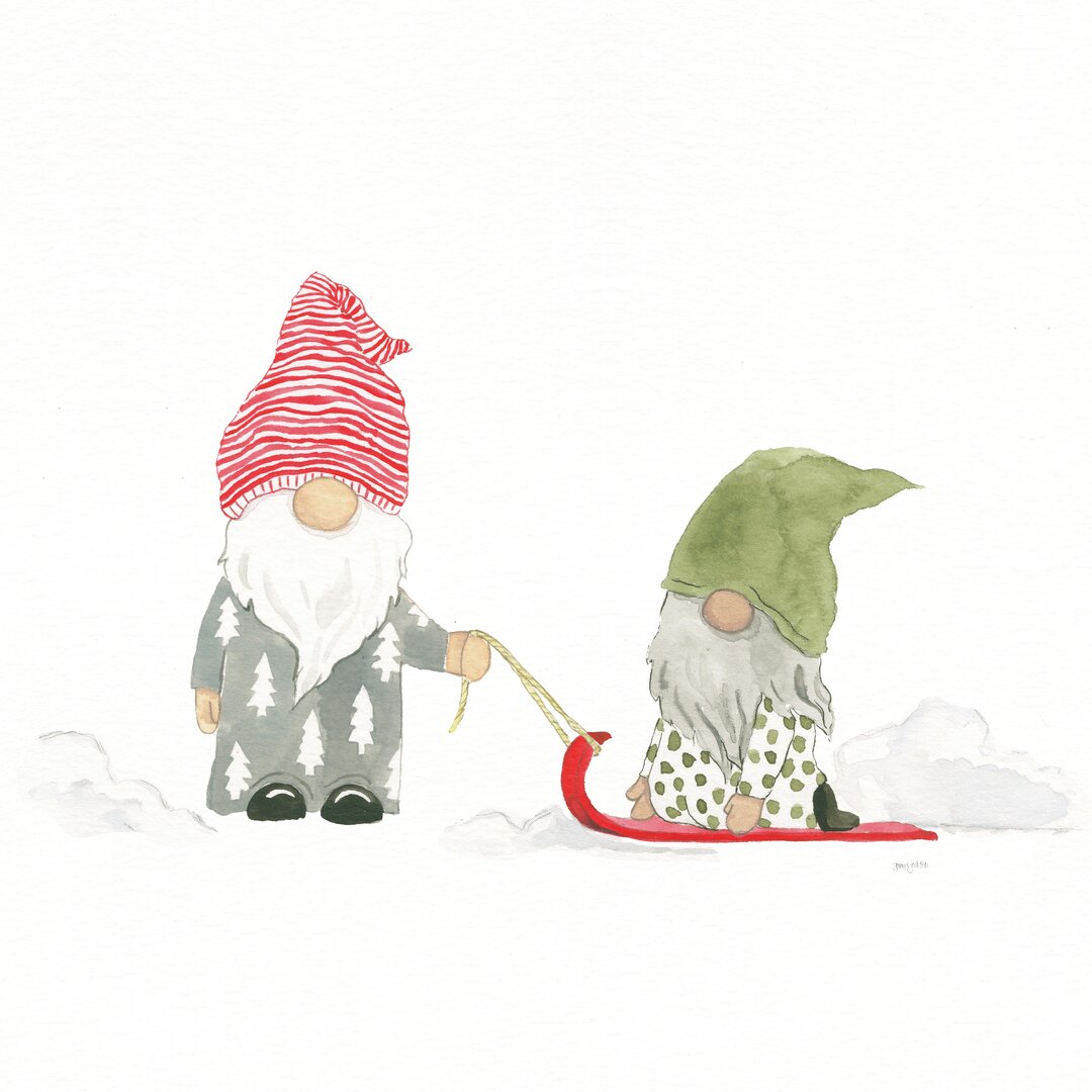 Leinwandbild Winter Gnomes III von Jenaya Jackson