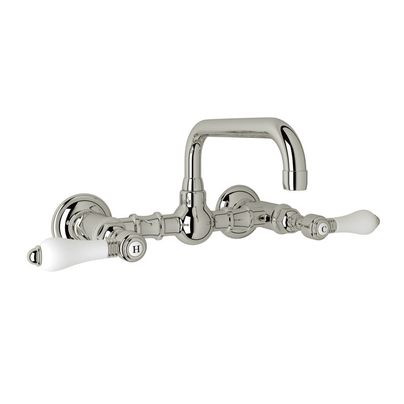 Acqui® Wall Mount Bathroom Faucet, Polished Nickel