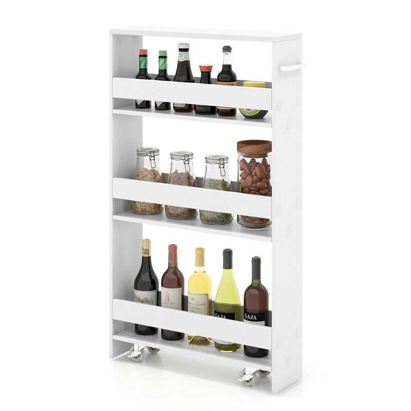 Shanqual Wood Bar Cart