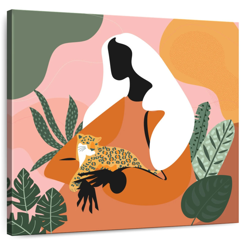 Leisha Mother Nature III, 24" H x 24" W