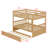 Bunk Bed With Trundle, Featuring Ladder And Guardrails-993113017