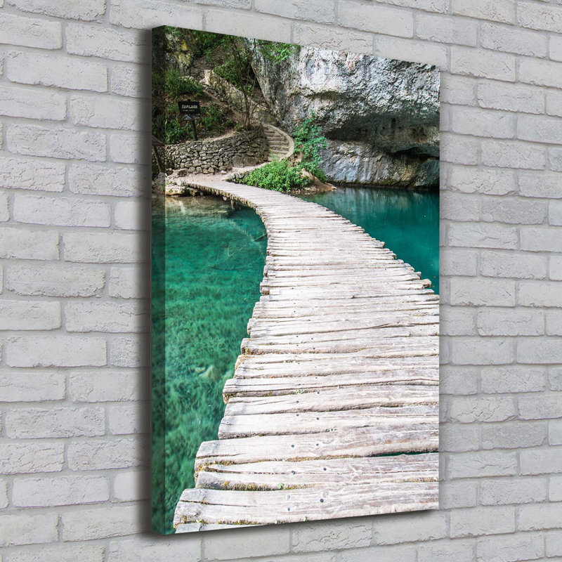 Plitvice Lakes - Wrapped Canvas Print