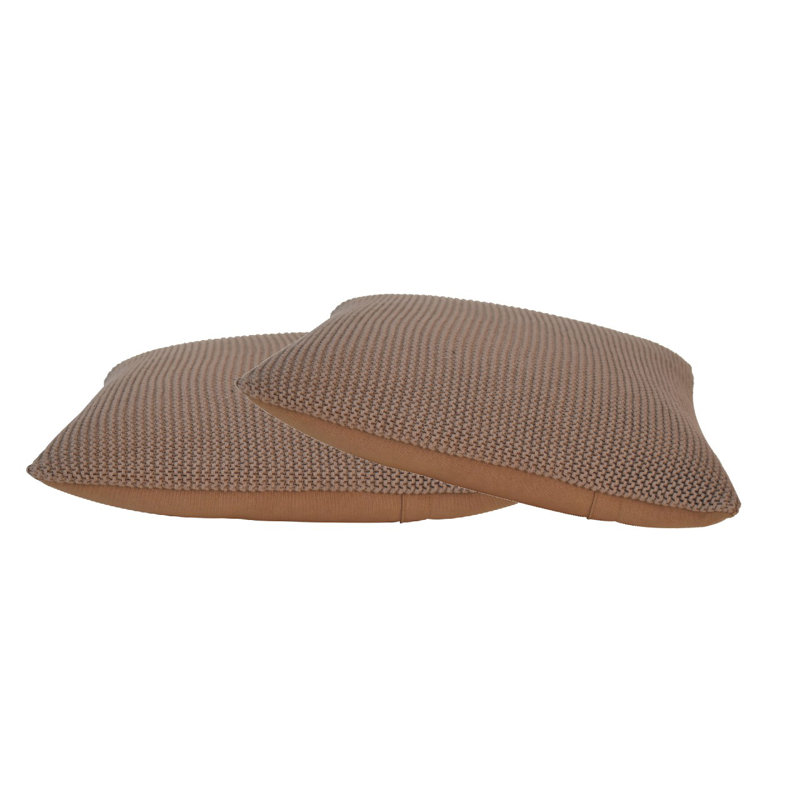 Krystle Square Cushion, Brown
