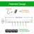 12 Inch Magnetic Knife Holder for Wall No Drill