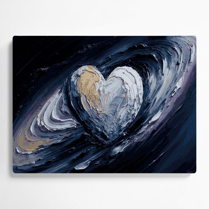 Art mural en métal gris Space Pluto