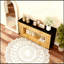 Contrast Console Table With Layered Wood Frame