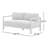 Cavani 59.75'' Wide Teak Loveseat with Cushions-1678165802-1647383186