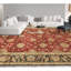 Tapis rectangulaire en laine noué à la main