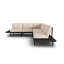 245cm Wide Wood Patio Sectional with Cushions-118819761