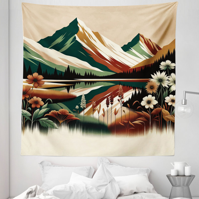 Tapisserie en microfibre, H 88 po x l 88 po