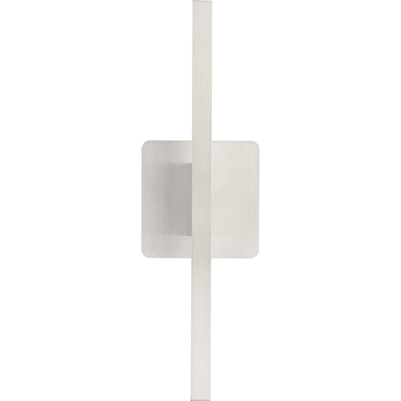 16" Brushed Nickel Dimmable LED Vanity Light with Acrylic Lens