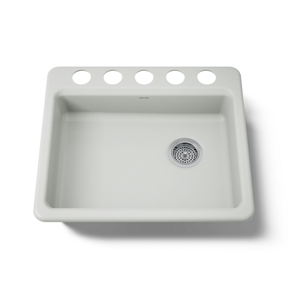 Riverby 25" Undermount Single Bowl Sink, Sea Salt