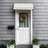 Awntech Charleston Acrylic Fabric Awning with Iron Scroll Arms-111684922-111684997