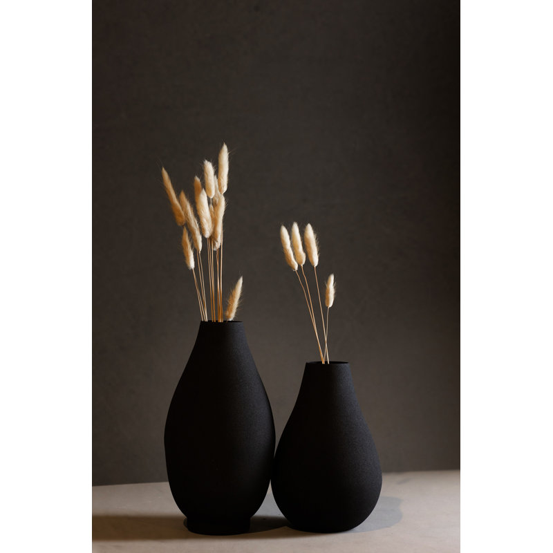 Jenny Aluminum Table Vase, Black