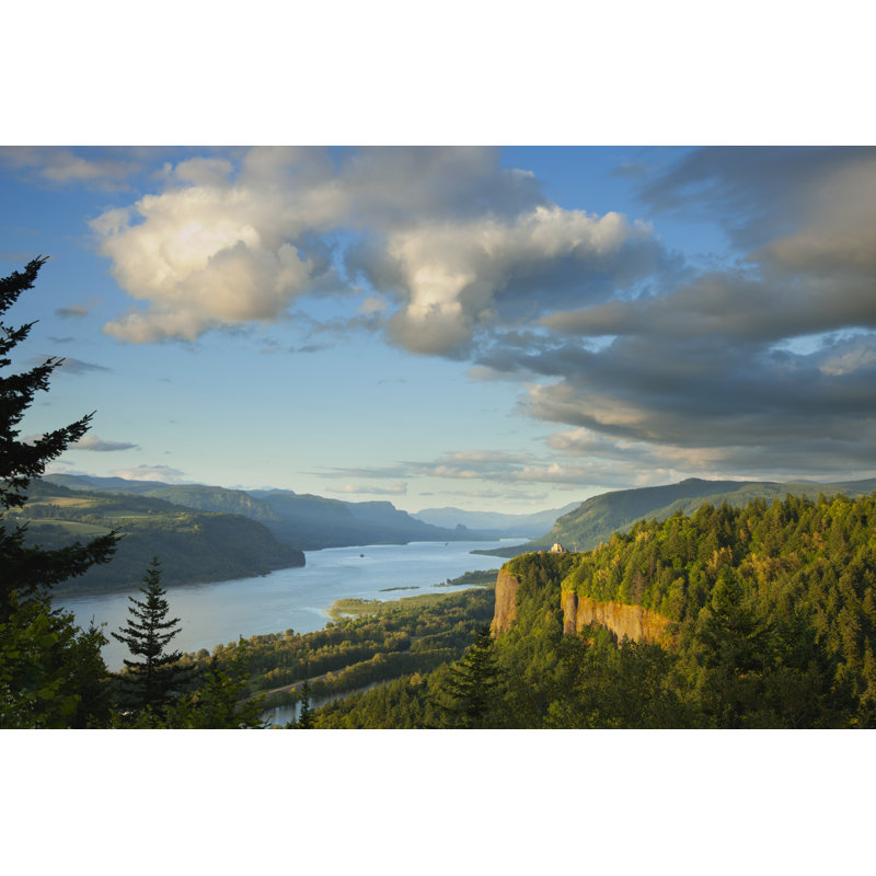 Vista House In Columbia by Willard - Wrapped Canvas Print, 30cm H x 46cm W