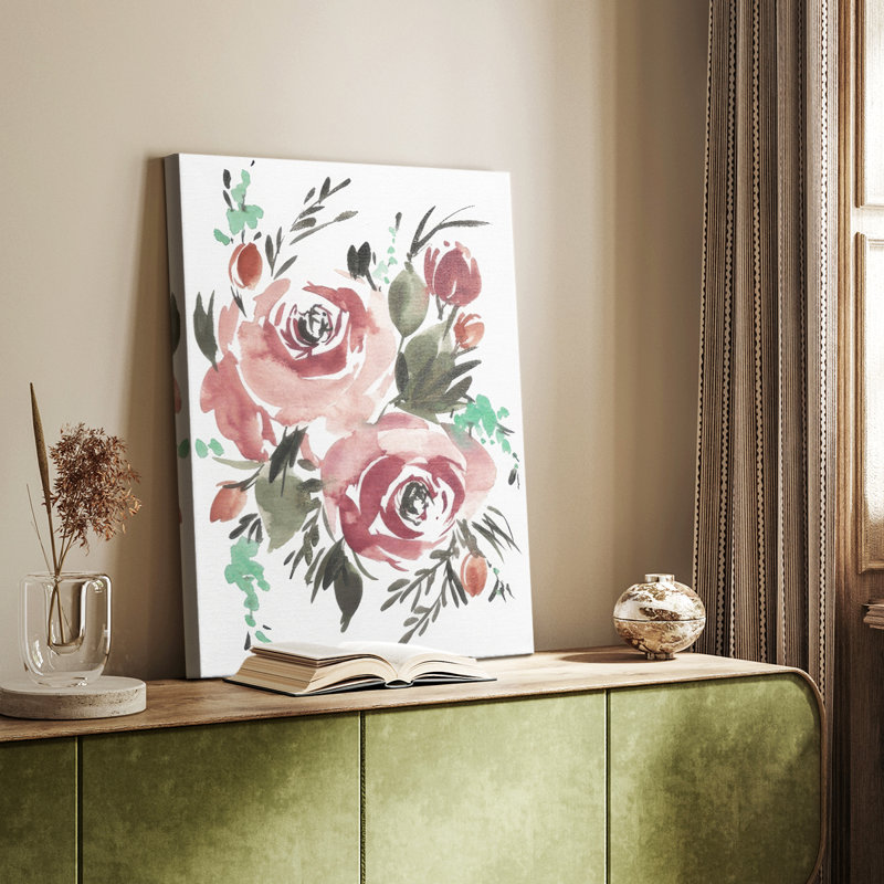 Jolies roses II - galerie Cavas sur mesure