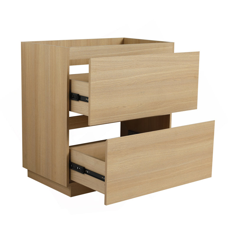 Modern Bathroom Vanity With Double Drawers And Spacious Storage, Ideal For Any Bathroom.