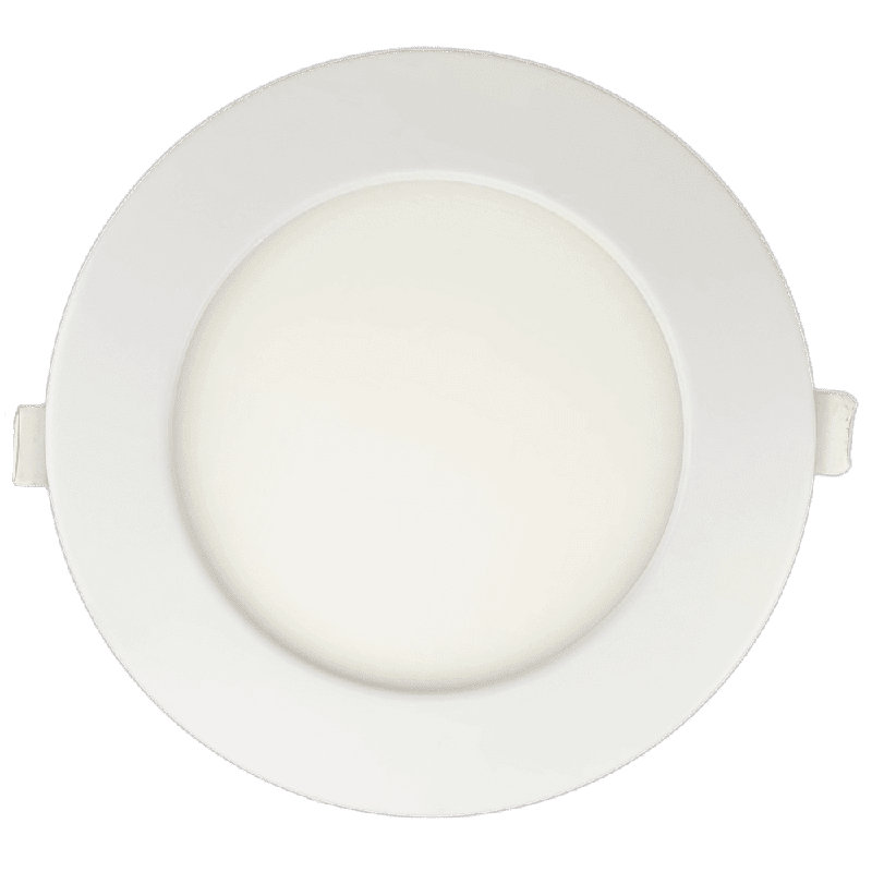 Downlight rond ultra mince à DEL 5 po certifié et ignifuge - couleur sélectionnable, intensité variable 1200 lumens
