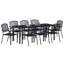 8 - Person Patio Dining Set Rectangular Table