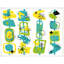 Retro Totem Collection Print by Christopher Kennedy