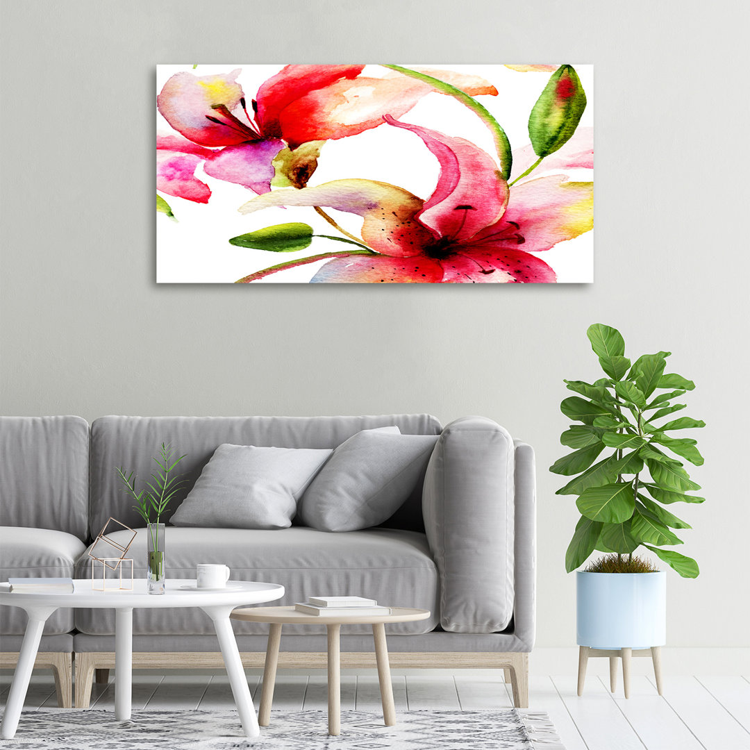 Lily - Kunstdrucke auf Leinwand - Wrapped Canvas