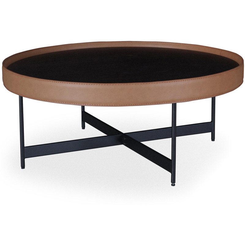 Jameisha Modern Coffee Table, 14" H x 33" L x 33" W