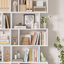 Bibliothèque géométrique H 75 po x l 27,6 po Hermoth, étagère de rangement à 6 niveaux, présentoir contemporain Hermoth-1453163149-1437801704-1456613206