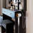 Full Body Mirror Cabinet + Round LED Vanity Table + Cushioned Stool, 17\-1080785549