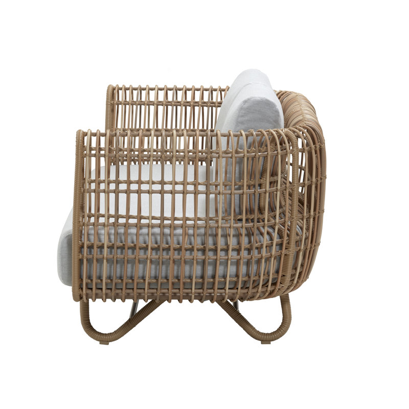 Nest 2-Seater Loveseat Outdoor, Natural, Light Gray