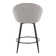 Matisse Highback 26" Fixed-Height Counter Stool With Tapered Metal Legs & Round Footrest - Set Of 2