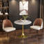 Cleofus Round Metal Base Dining Table-558404552-561748710-566617741
