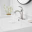 Single-Hole Single-handle Bathroom Faucet with Drain Assembly-95166392