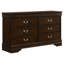 Commode 6 tiroirs Frances Cappuccino-1043595133