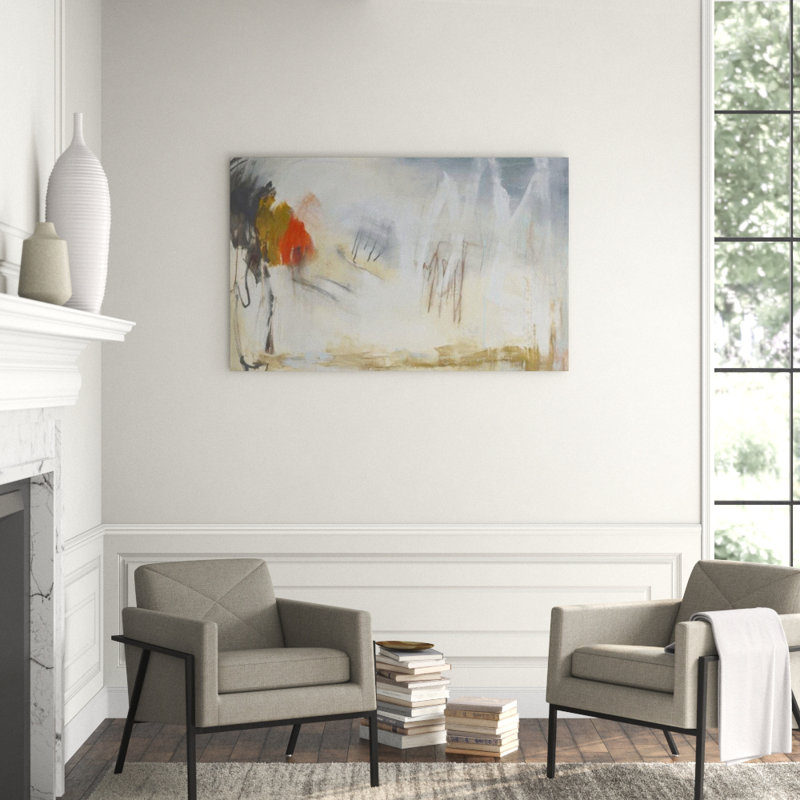 Moon Over Painting by Samuel Kane, Glass Coat, 47" H x 75" W