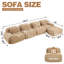 Canapé modulaire en forme de L Boneless, surdimensionné avec assise profonde, repose-pieds, velours côtelé, sans assemblage-994911416-994911414-994911423