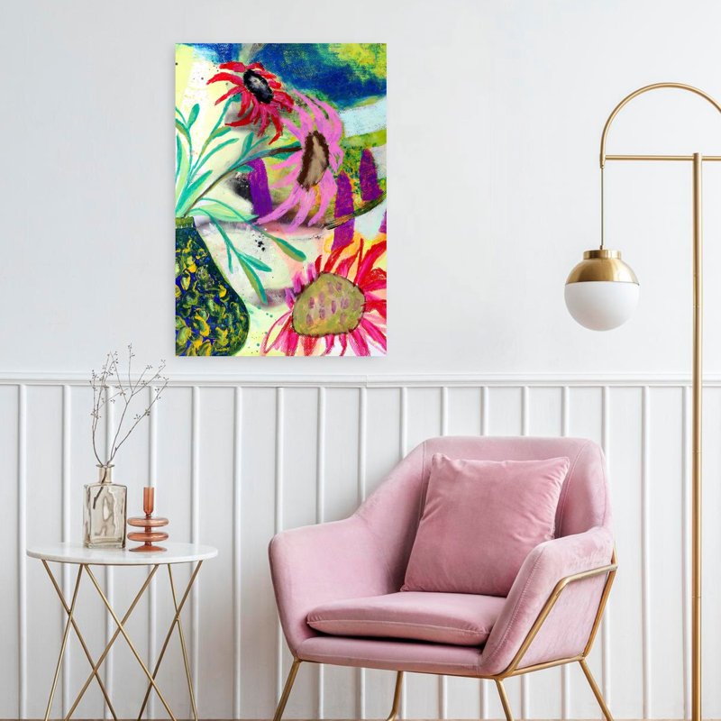Contemporary Art Abstract Contemporary Wall Art by Poonam Choudhary - Wrapped Canvas Print, 60.96 cm H x 40.64 cm W