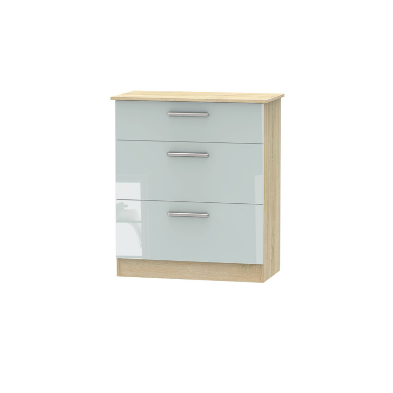 Fully Assembled Chesler 3 Drawer Chest