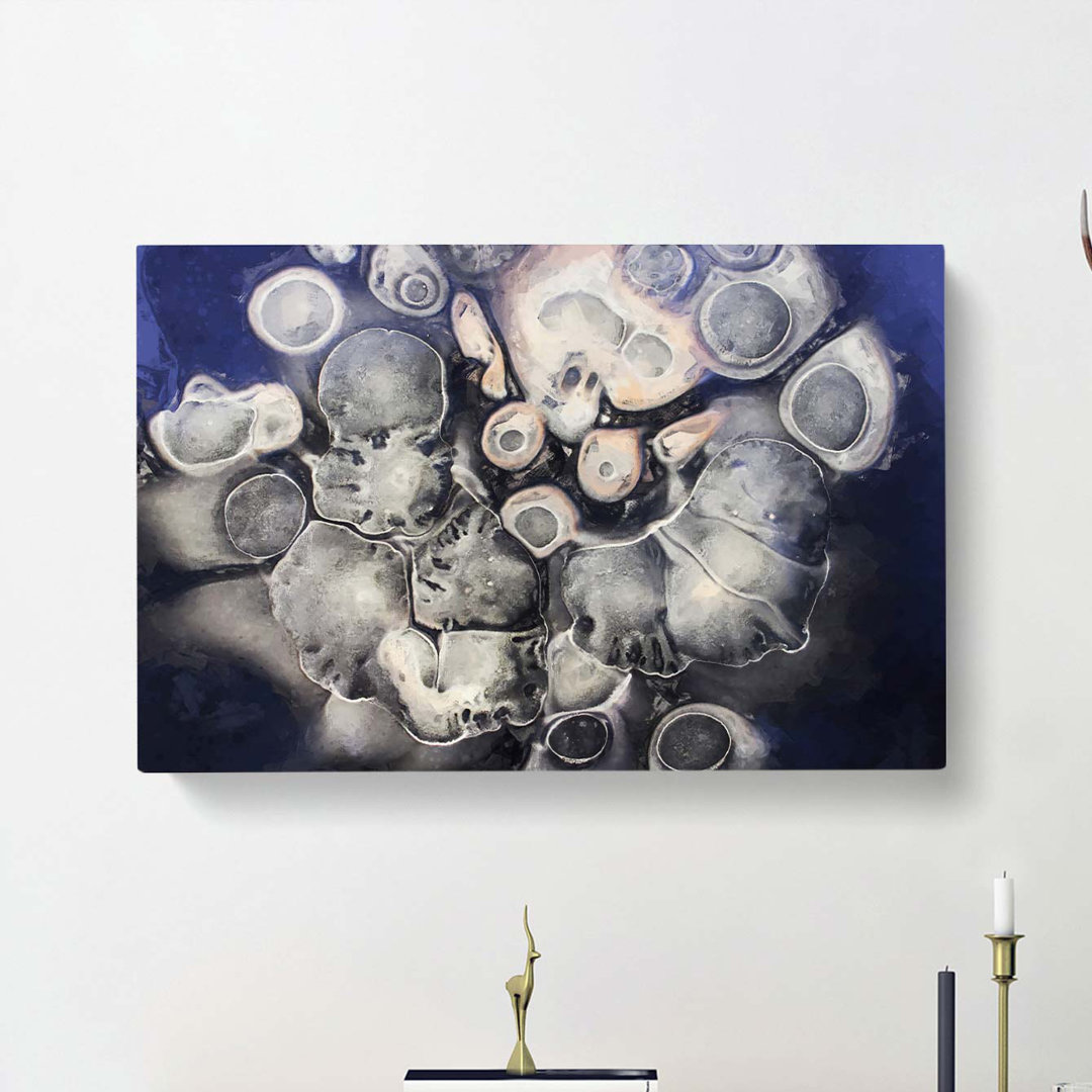 Lust Of My Soul In Abstract - Wrapped Canvas Print