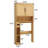 Over The Toilet Rattan Storage Cabinet